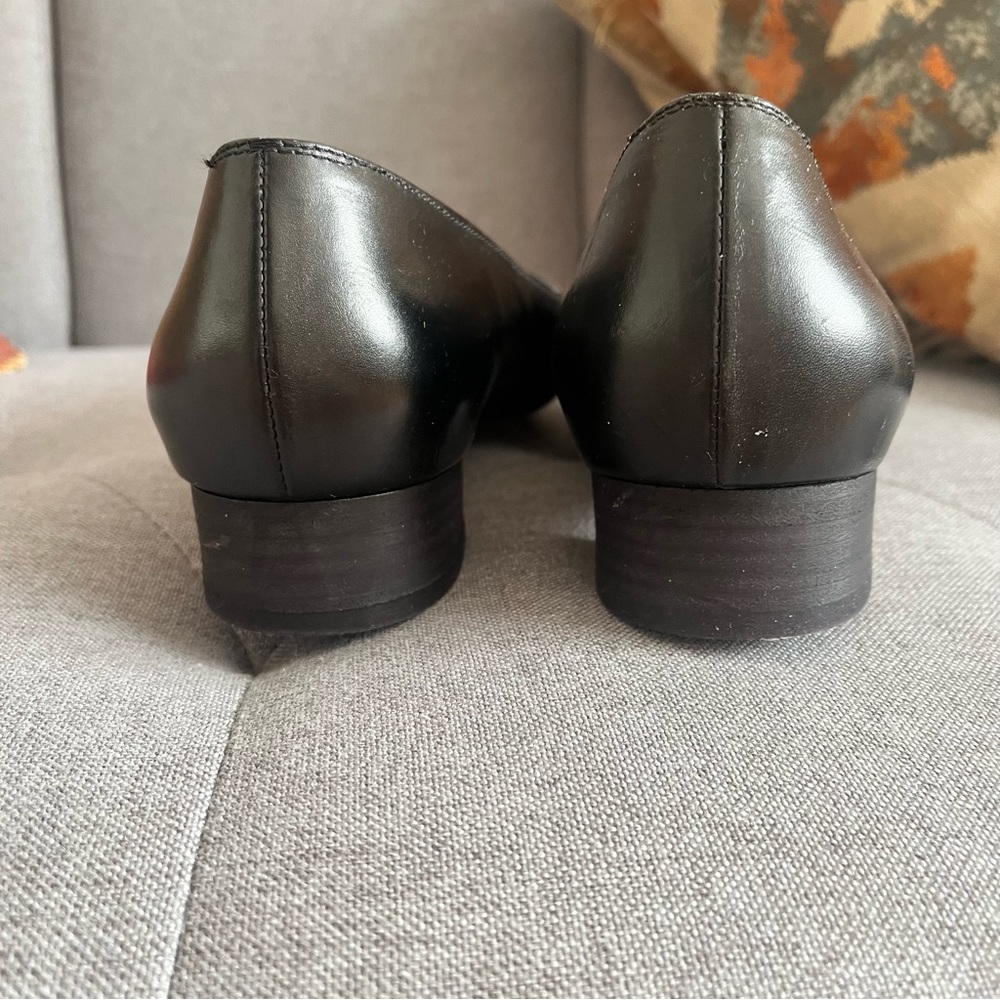 Salvatore Ferragamo Womens Nero Calf Alissa Black Loafers size 10B - Picture 5 of 12